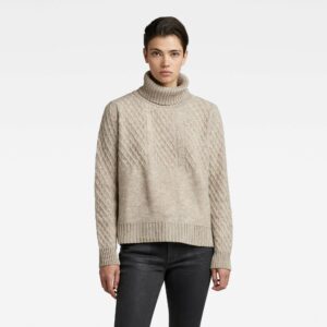 Structure turtle loose knit wm
