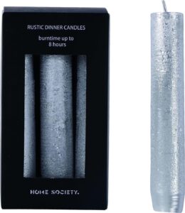 Dinner Candle S Silver