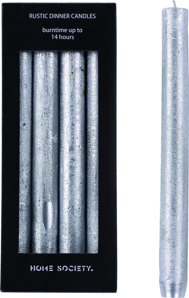 Dinner Candle Silver