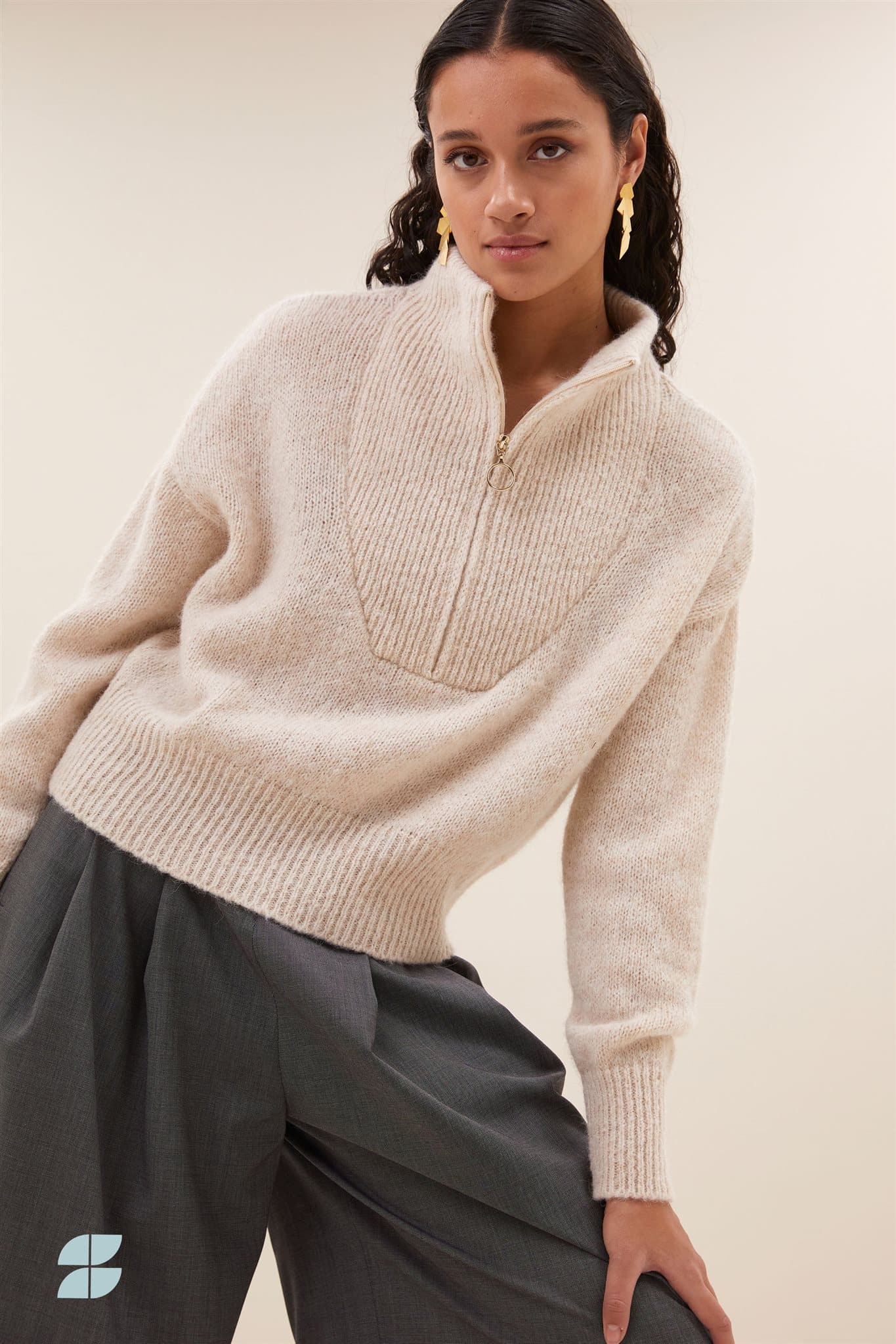 Boxy beau pullover