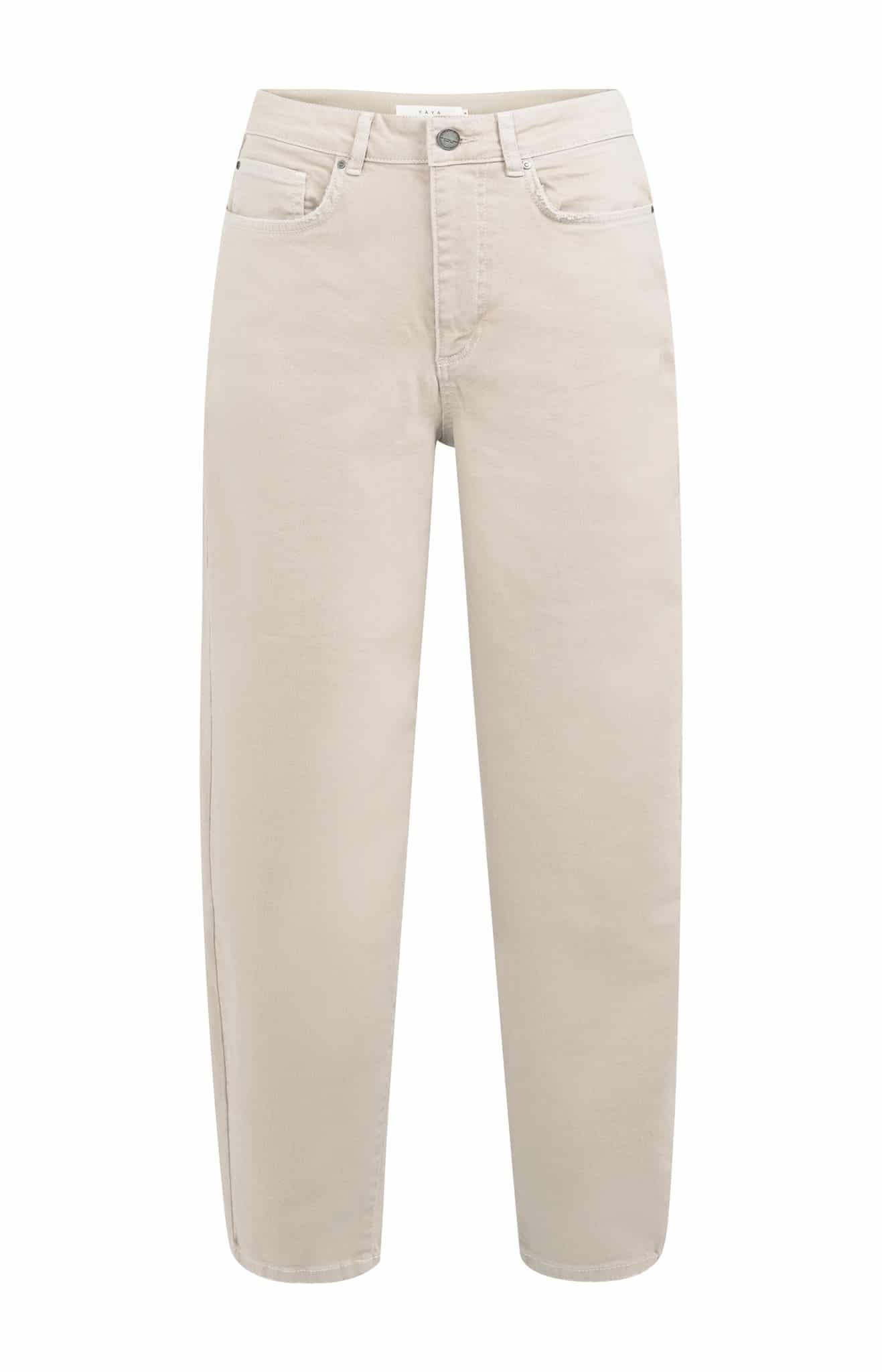 Beige high waist jeans