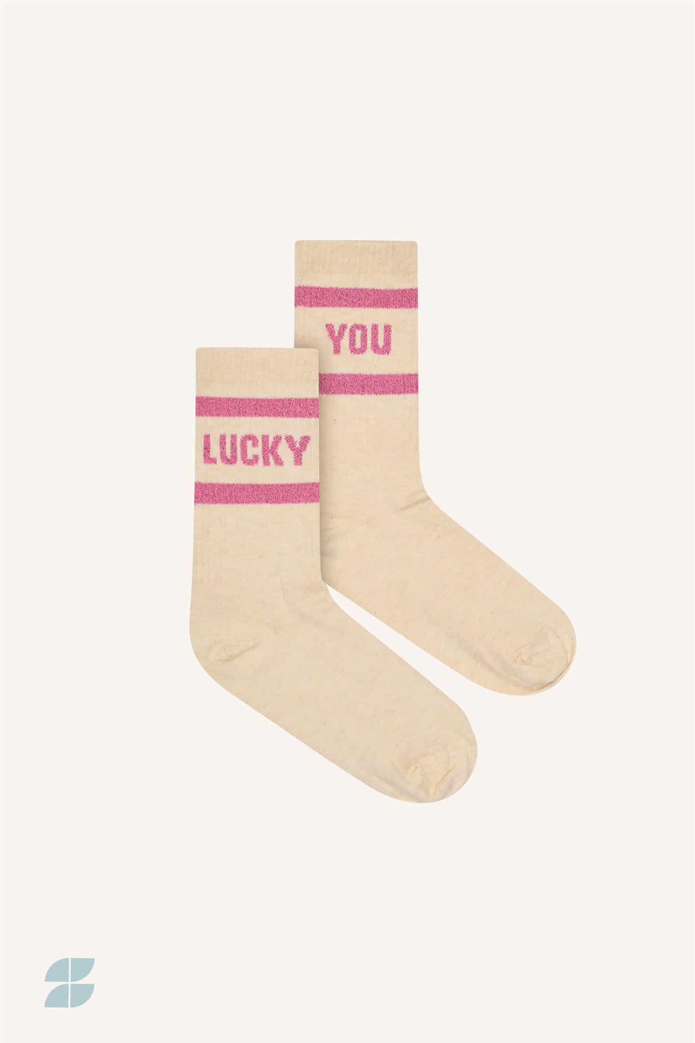 Lucky sparkle oyster socks