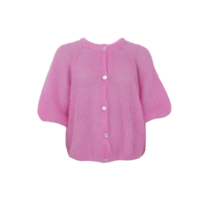 BCBjoerk patent knit cardigan