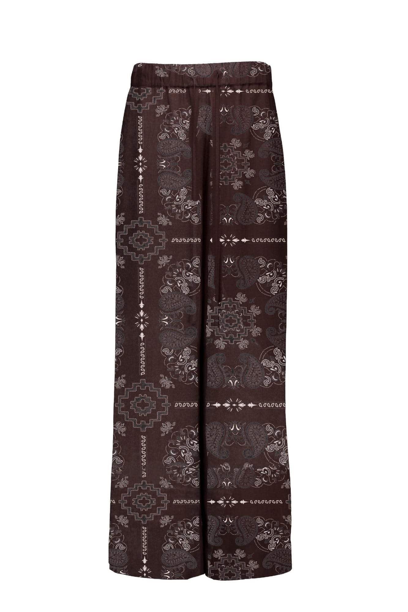 Grace paisley trousers