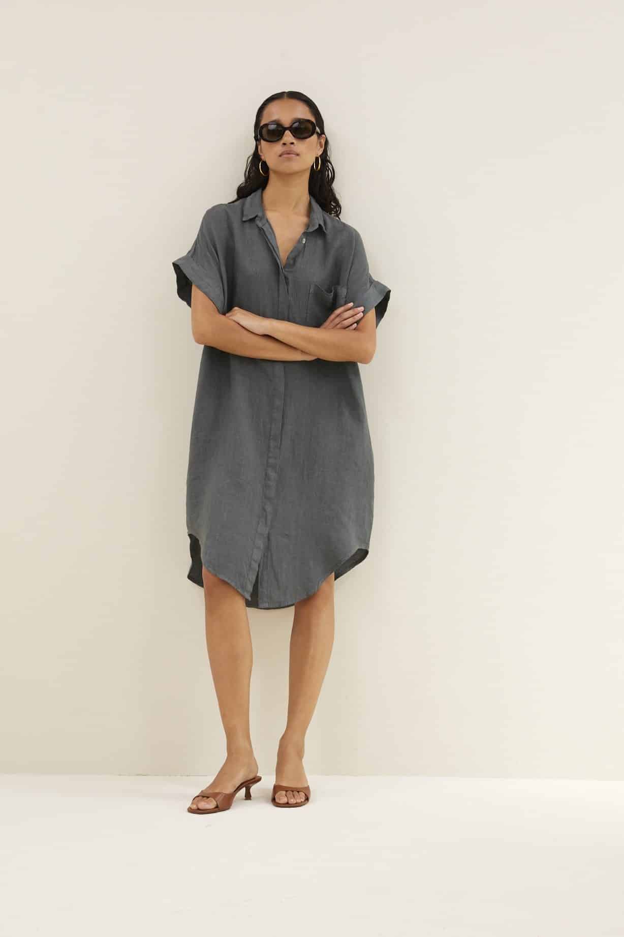 Hella linen dress