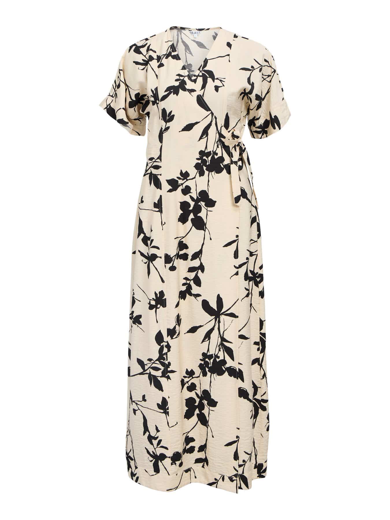 OBJJacira long wrap dress