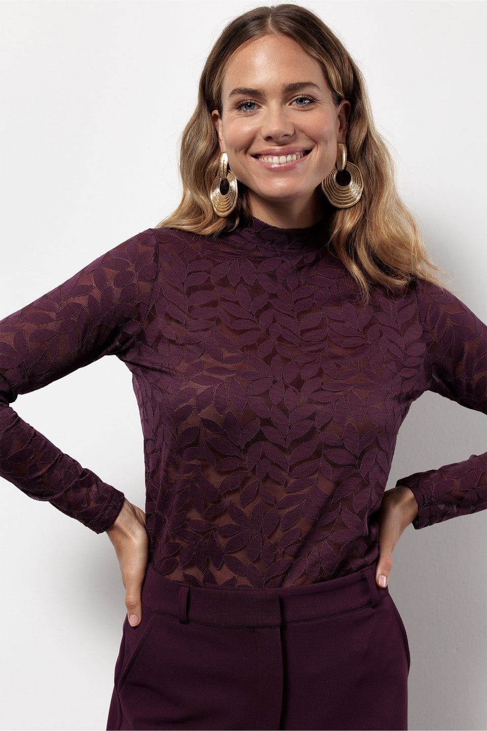 Reagan lace top