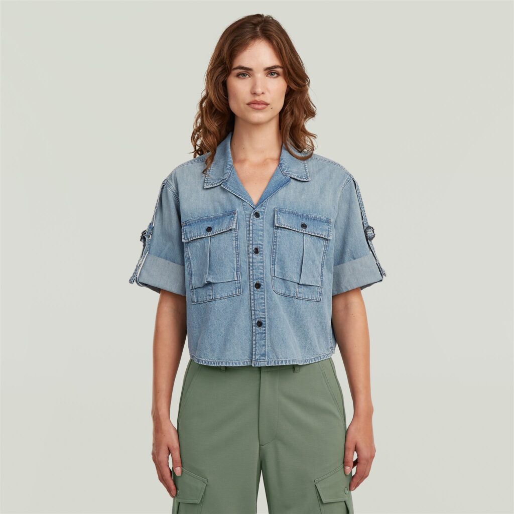 Boxy relaxed shirt ss