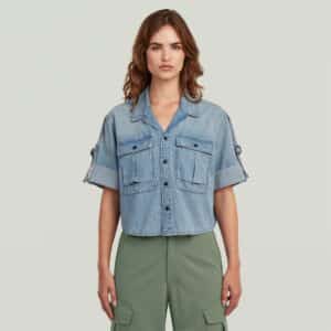 Boxy relaxed shirt ss