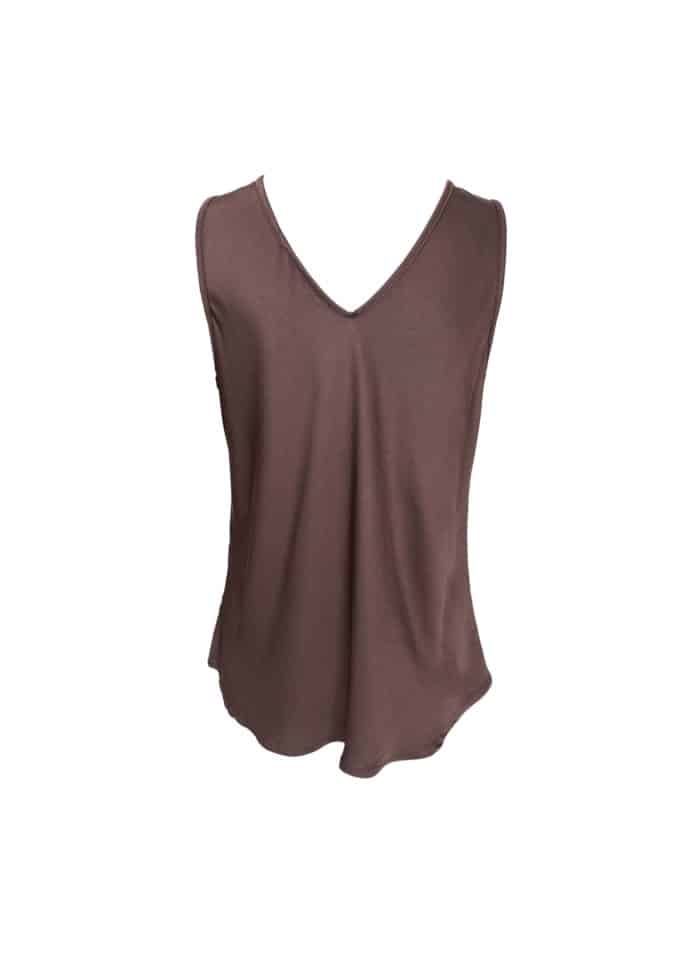 BCMabel double v neck top