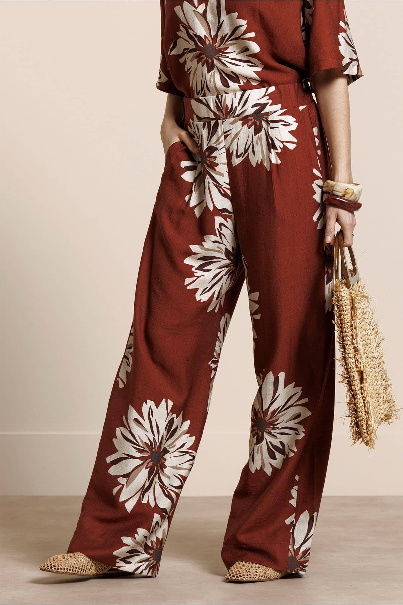 Bruce flower trousers