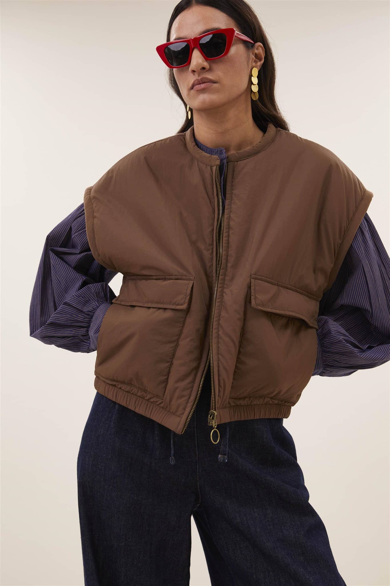 Gio sleeveless jacket