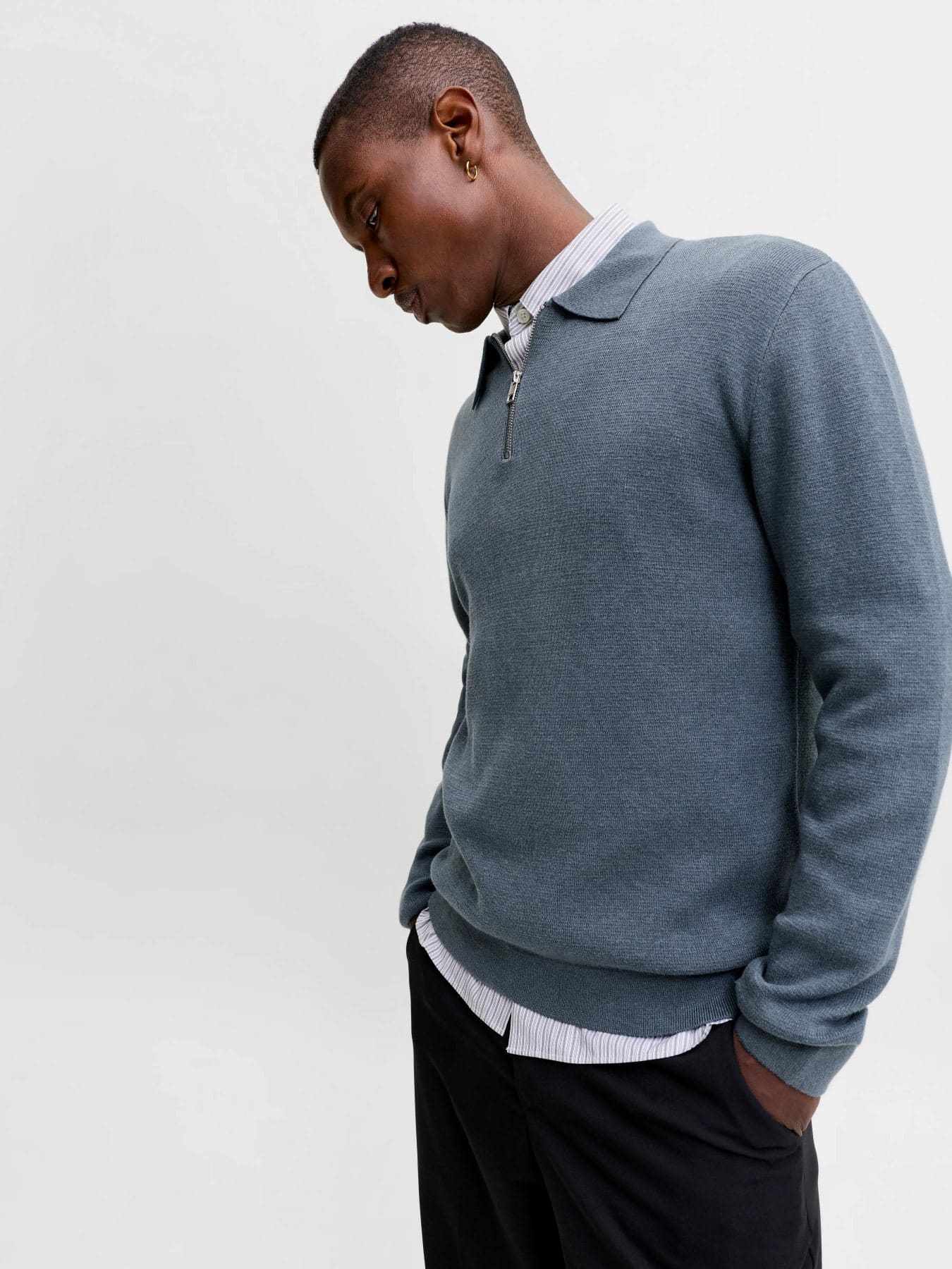 JPRMilano knit zip polo