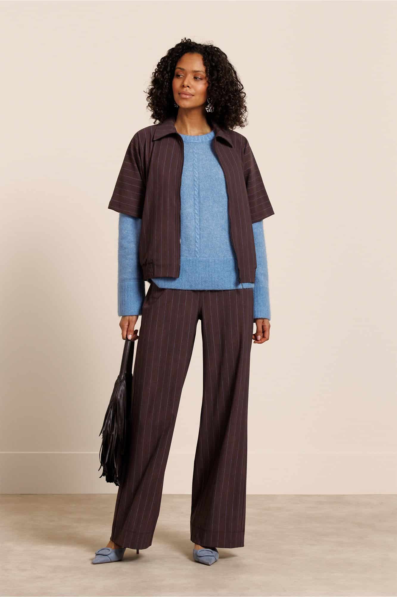 Marlise stripe trousers
