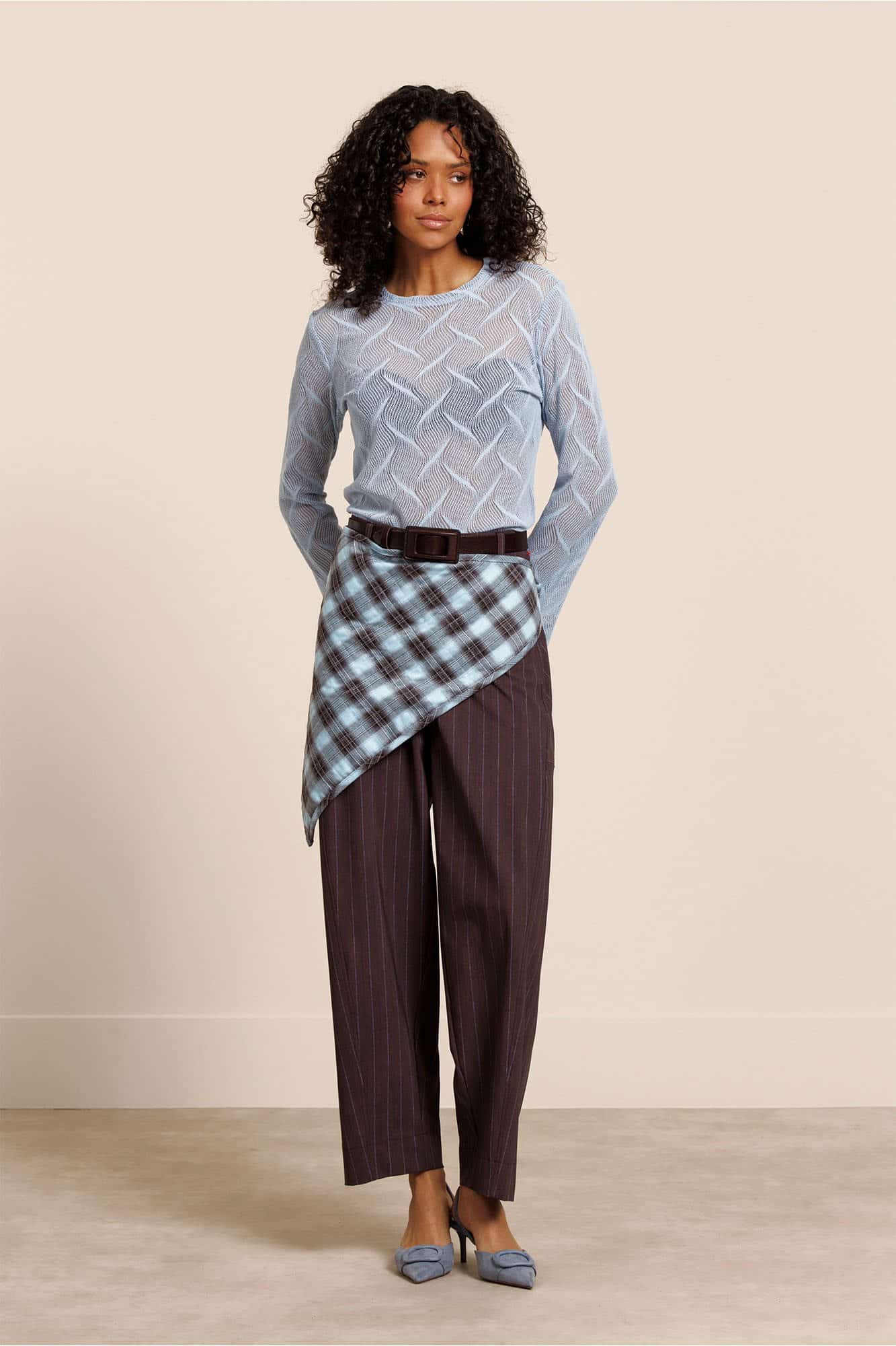 Reagan flaire lace top