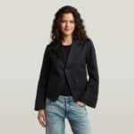 Slim riding blazer r wmn