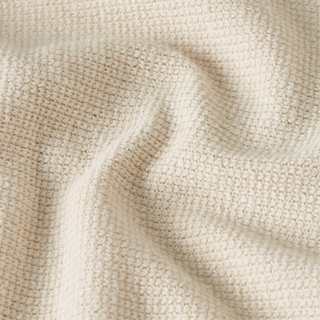 Waffle henley relaxed ls