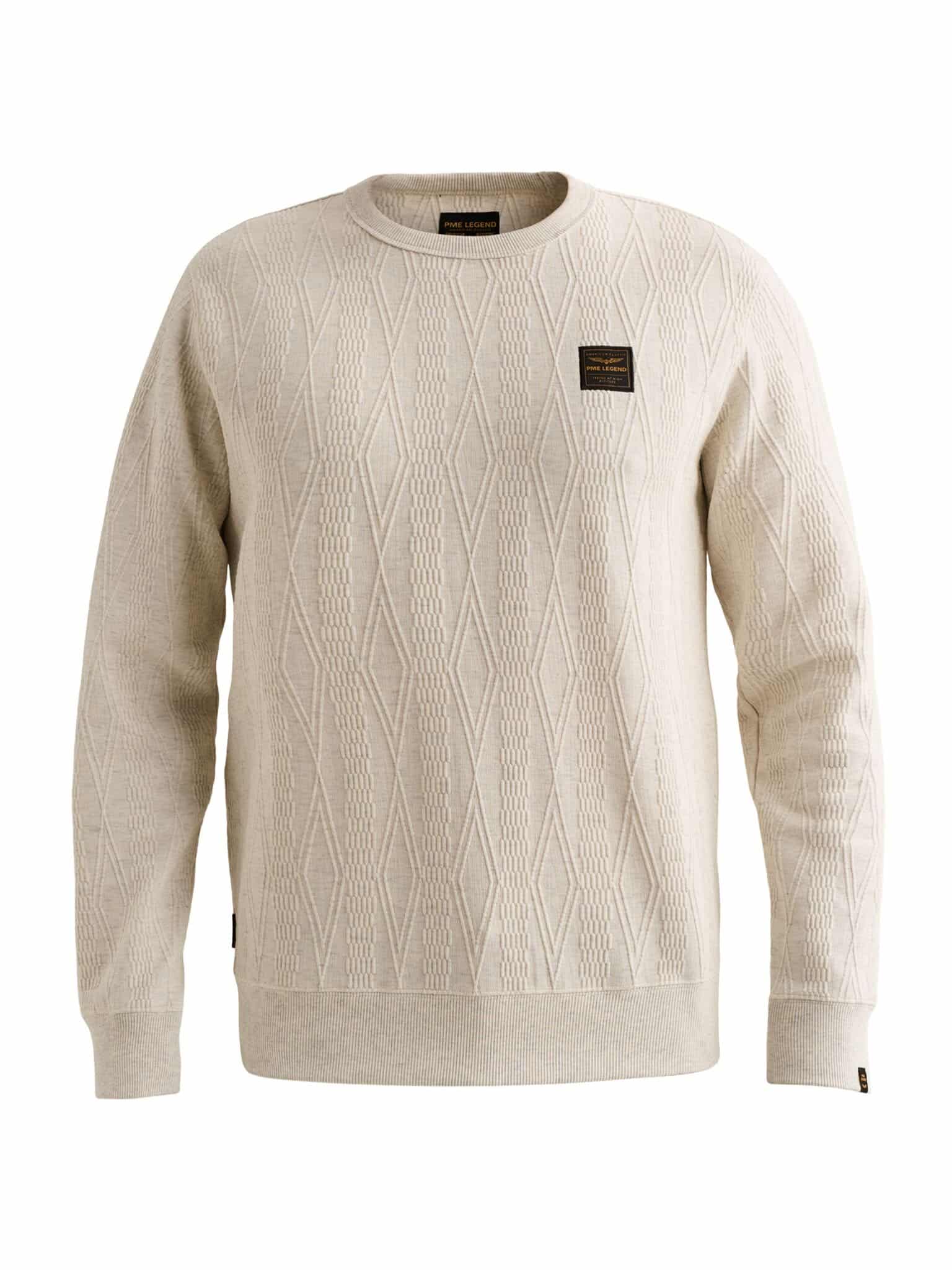 Crewneck jacquard sweat