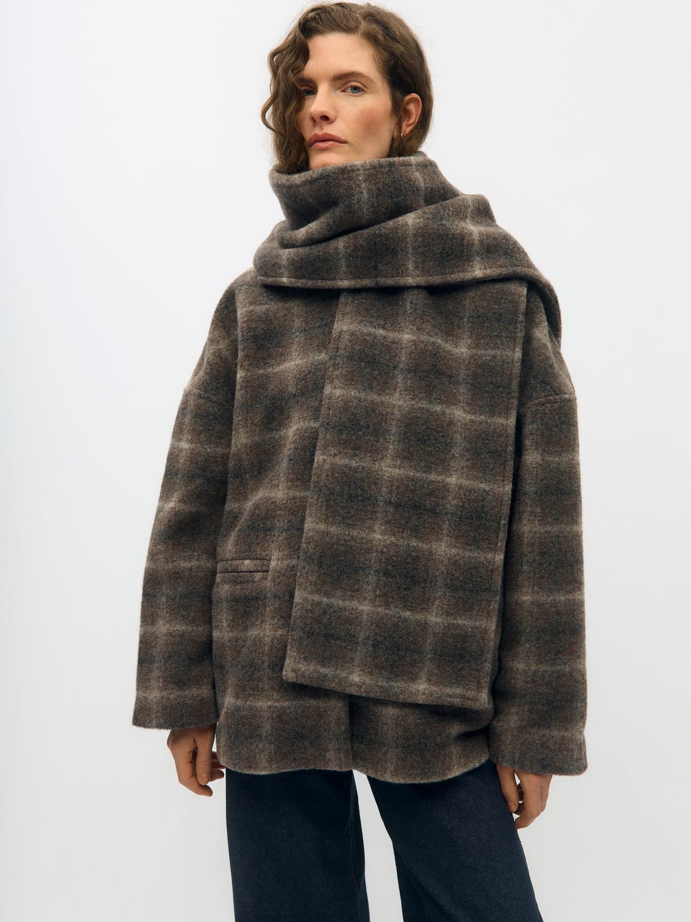 OBJMaise scarf jacket