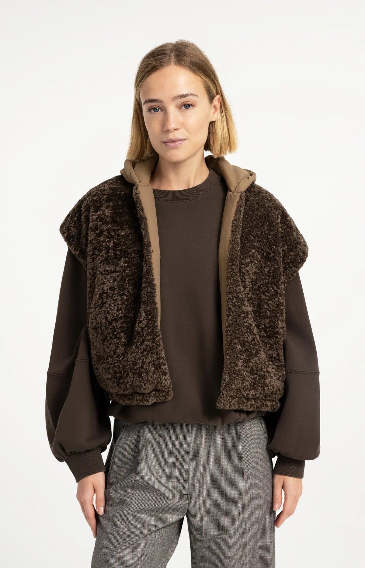 Omkeerbare bodywarmer