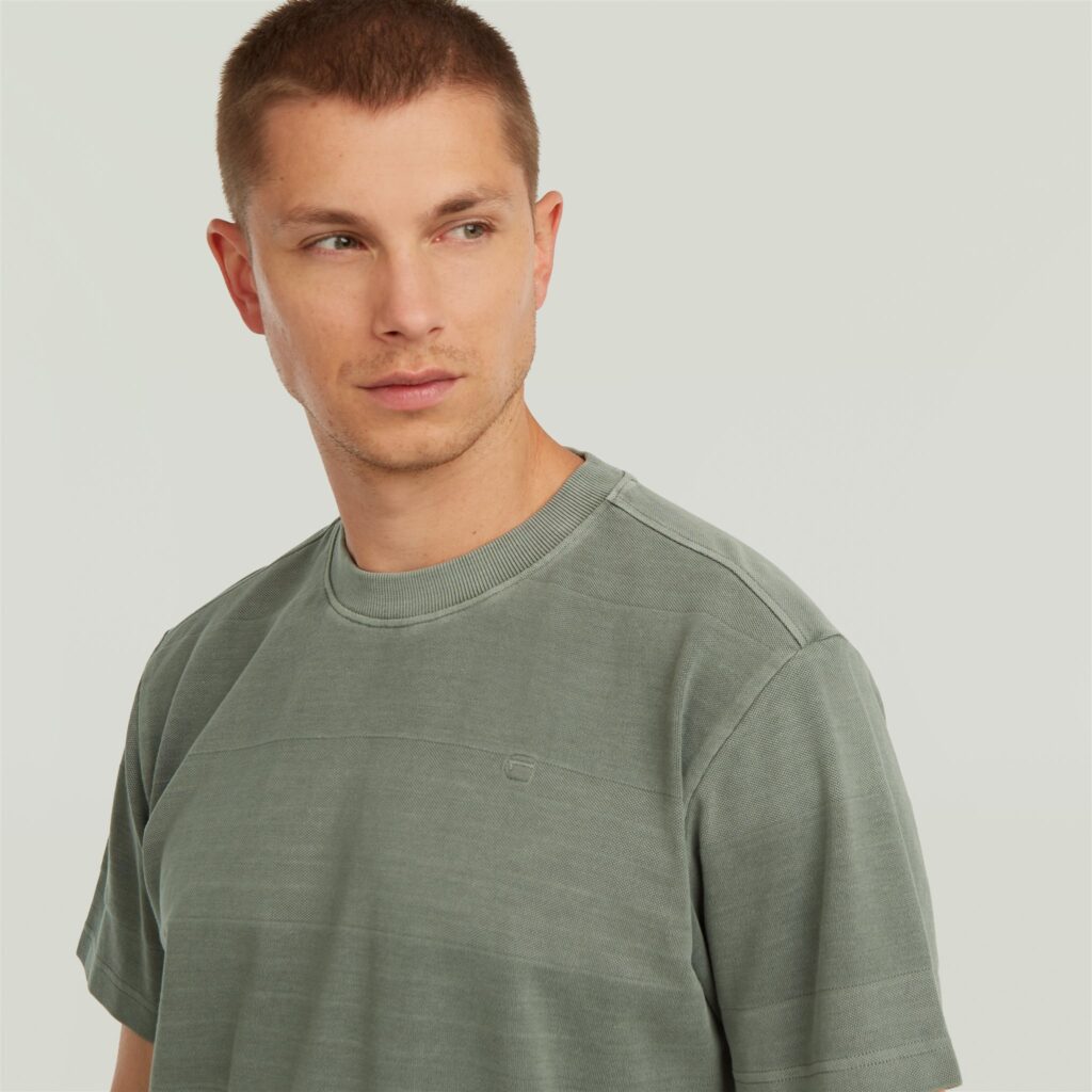 Washed jacquard r t