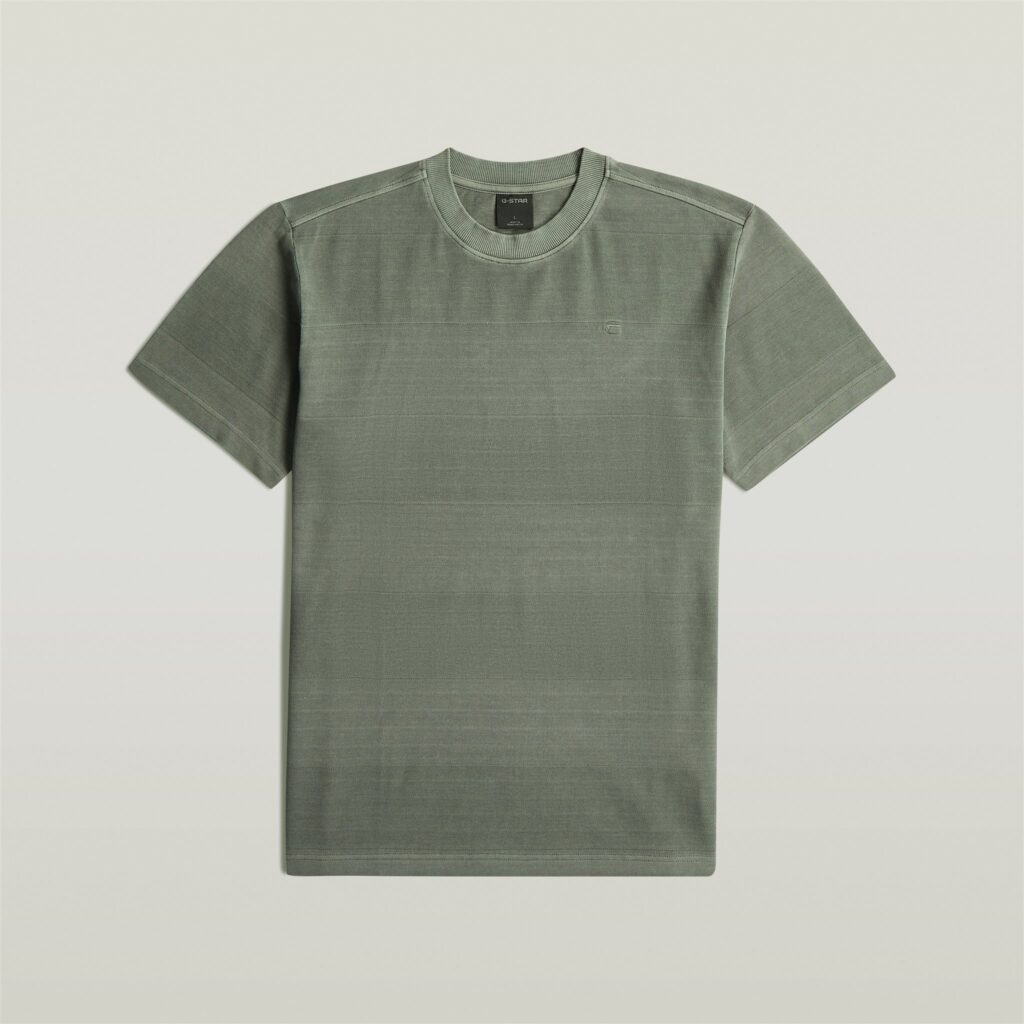 Washed jacquard r t
