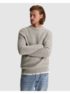 Crweneck regular fit wool stre