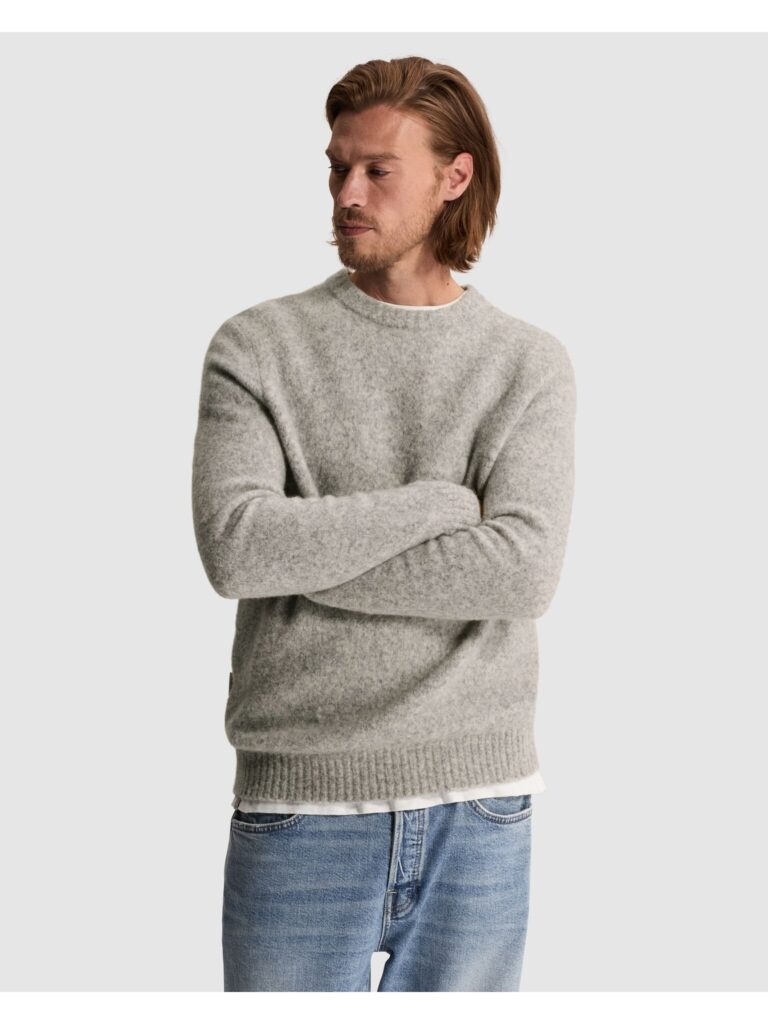 Crweneck regular fit wool stre