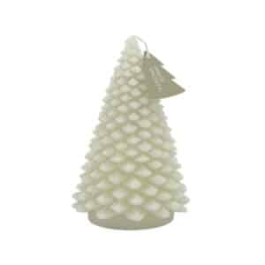 Deco kaars tree snow L