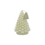 Deco kaars tree snow S