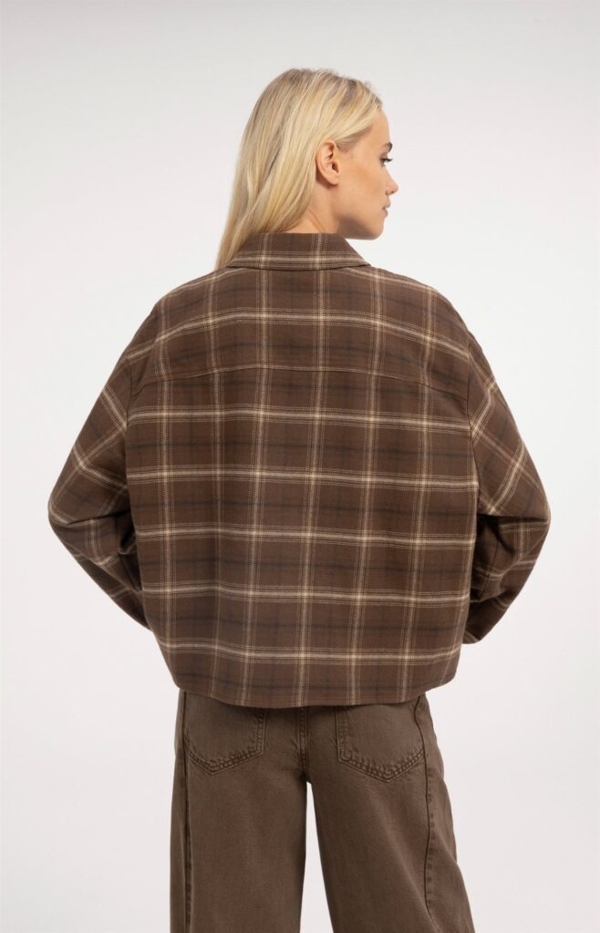 Flanellen blouse