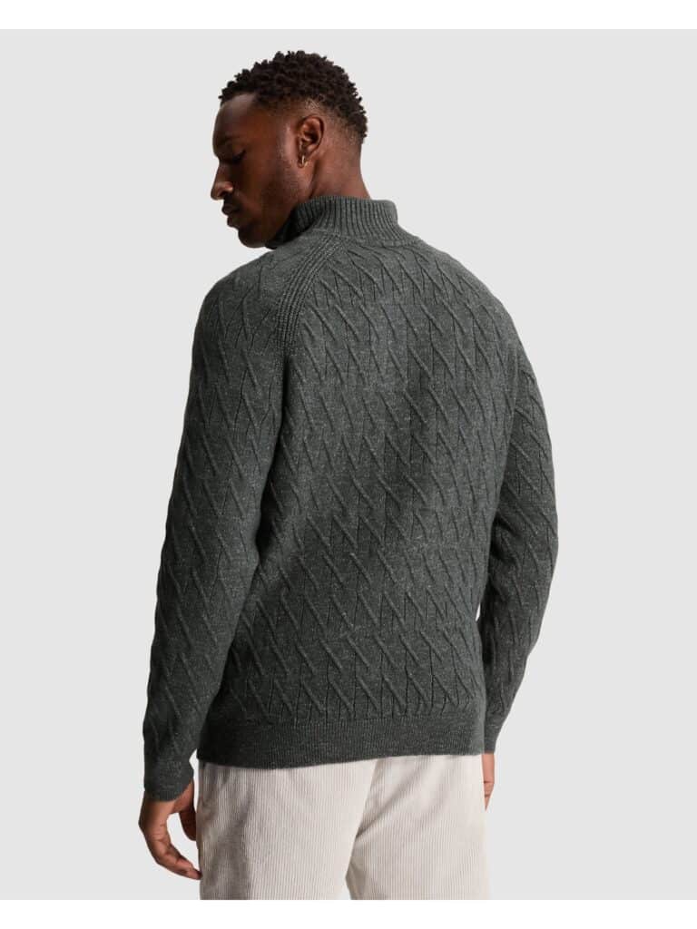 Half zip regular fit cotton he