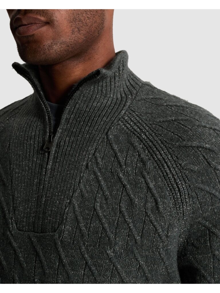 Half zip regular fit cotton he