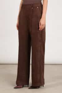 Jill pants suedine